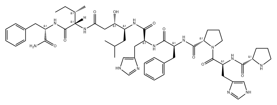 renin inhibitory peptide, R-PEP-27 Struktur