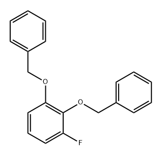 (((3-Fluoro-1,2-phenylene)bis(oxy))bis(methylene))dibenzene Structure