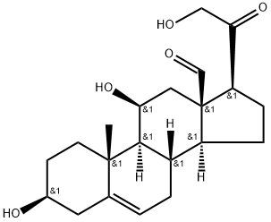 3-hydroxy-delta(5)-aldosterone Struktur
