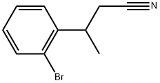 Benzenepropanenitrile, 2-bromo-β-methyl- Struktur