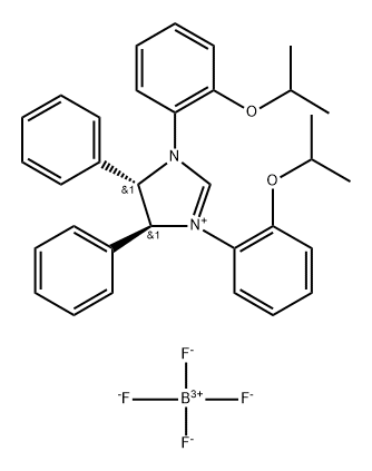 1033618-51-7 (4S,5S)-1,3-双(2-异丙氧基苯基)-4,5-二苯基-4,5-二氢-1H-咪唑-3-鎓 四氟硼酸盐