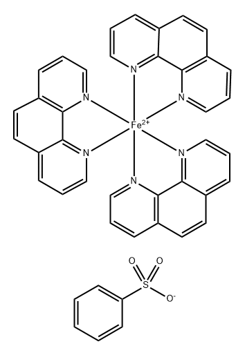Iron(2+), tris(1,10-phenanthroline-κN1,κN10)-, (OC-6-11)-, monobenzenesulfonate (9CI)