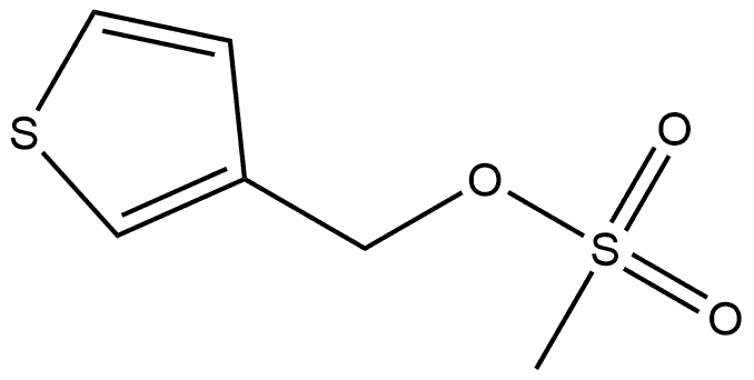 3-Thiophenemethanol, 3-methanesulfonate,1034356-56-3,结构式