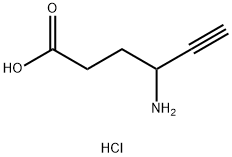 γ-Acetylenic GABA hydrochloride Structure