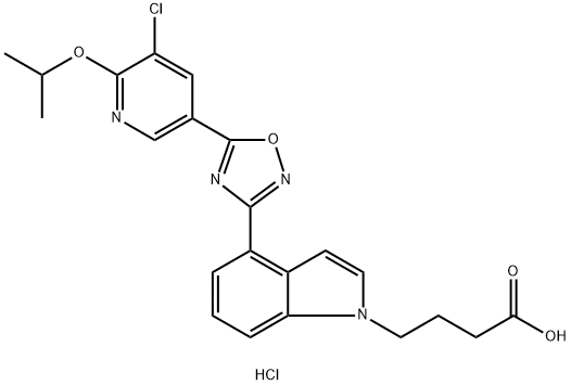 化合物 GSK2018682 HCL,1034687-52-9,结构式