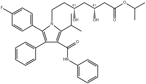Atorvastatin Acid Isopropyl Ester Struktur