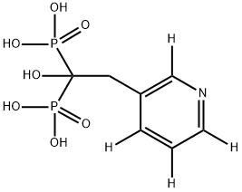 利塞膦酸-D4,1035438-80-2,结构式