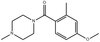 (4-Methoxy-2-methylphenyl)(4-methylpiperazin-1-yl)methanone,103562-90-9,结构式