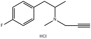 p-Fluorodeprenyl Hydrochloride 化学構造式