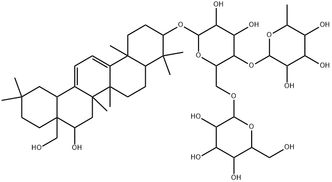 [16β,28-Dihydroxy-9,11,12,13-tetradehydrooleanan-3β-yl]4-O-(6-deoxy-α-L-mannopyranosyl)-6-O-(β-D-glucopyranosyl)-β-D-glucopyranoside