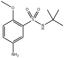 5-Amino-N-(tert-butyl)-2-methoxybenzenesulfonamide Struktur