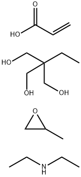 103694-73-1 2-Propenoic acid, polymer with 2-ethyl-2-(hydroxymethyl)-1,3-propanediol and methyloxirane, compd. with N-ethylethanamine