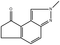 2-甲基-6,7-二氢环戊烷[E]吲唑-8(2H)-酮 结构式