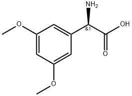 Benzeneacetic acid, α-amino-3,5-dimethoxy-, (R)- (9CI) 化学構造式