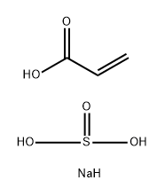 2-Propenoic acid, telomer with sodium hydrogen sulfite, ammonium salt Struktur