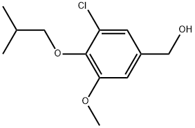 (3-Chloro-4-isobutoxy-5-methoxyphenyl)methanol,1040053-94-8,结构式