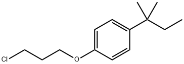 1-(3-Chloropropoxy)-4-(1,1-dimethylpropyl)benzene 结构式