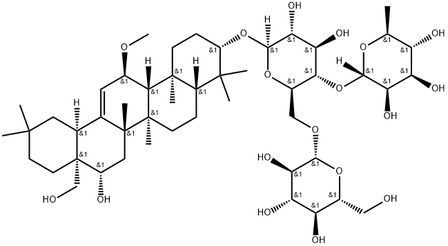 11(α)-methoxysaikosaponin F Structure