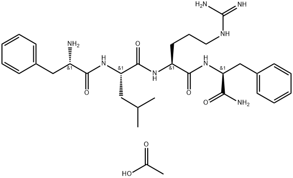 PHE-LEU-ARG-PHE AMIDE,104180-32-7,结构式