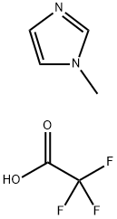 N-METHYLIMIDAZOLIUM TRIFLUOROACETATE 结构式