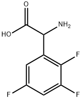 2-amino-2-(2,3,5-trifluorophenyl)aceticacid 化学構造式