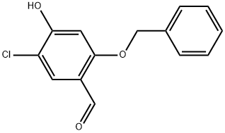 5-Chloro-4-hydroxy-2-(phenylmethoxy)benzaldehyde Structure