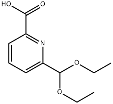 6-(diethoxymethyl)picolinic acid Structure