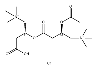 104572-13-6 1-Butanaminium, 2-(acetyloxy)-4-[1-(carboxymethyl)-2-(trimethylammonio)ethoxy]-N,N,N-trimethyl-4-oxo-, dichloride, [R-(R*,R*)]- (9CI)