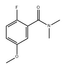 2-Fluoro-5-methoxy-N,N-dimethylbenzamide 化学構造式