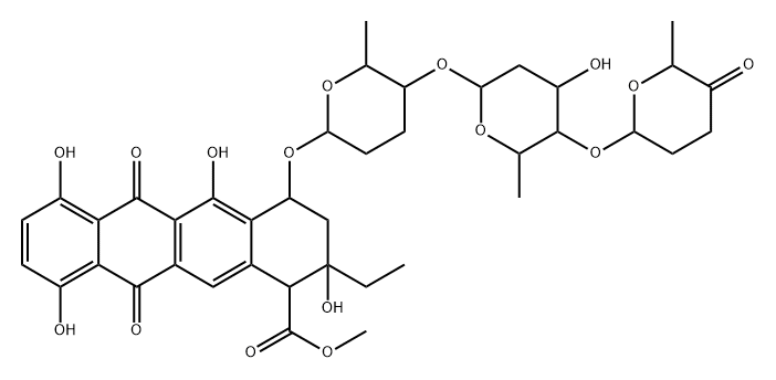 cinerubin X,104700-84-7,结构式