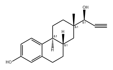 14,15-secoestra-1,3,5(10)-trien-15-yne-3,17-diol Structure