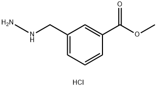 Methyl 3-(hydrazinylmethyl)benzoate hydrochloride Struktur