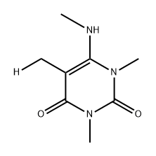 2,4(1H,3H)-Pyrimidinedione, 1,3-dimethyl-5-(methyl-d)-6-(methylamino)- (9CI)