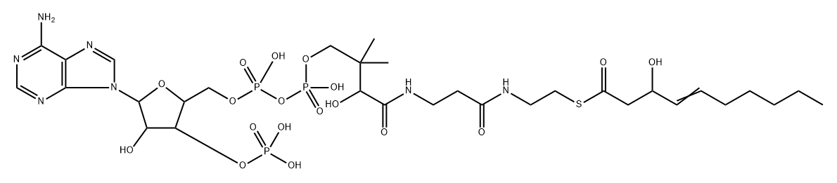 3-hydroxy-4-decenoyl-coenzyme A|