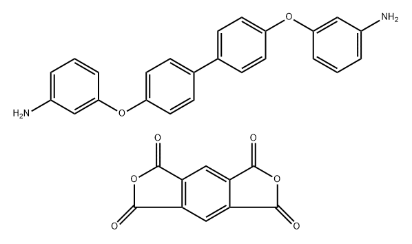 1H, 3H-Benzo[1,2-c:4,5-c']difuran-1,3,5,7-tetrone polymer with 3,3'-[[1,1'-bisphenyl]-4,4'-diylbis(oxy)bis[benzenamine] Structure