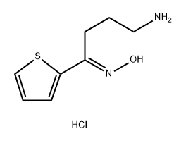 (E)-4-氨基-1-(噻吩-2-基)丁烷-1-酮肟盐酸盐,1052550-24-9,结构式