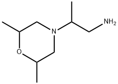 4-Morpholineethanamine,β,2,6-trimethyl- Structure