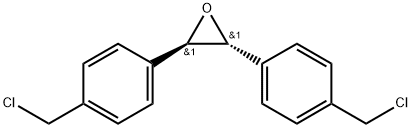 (2R,3R)-2,3-双[4-(氯甲基)苯基]环氧乙烷,1052764-54-1,结构式