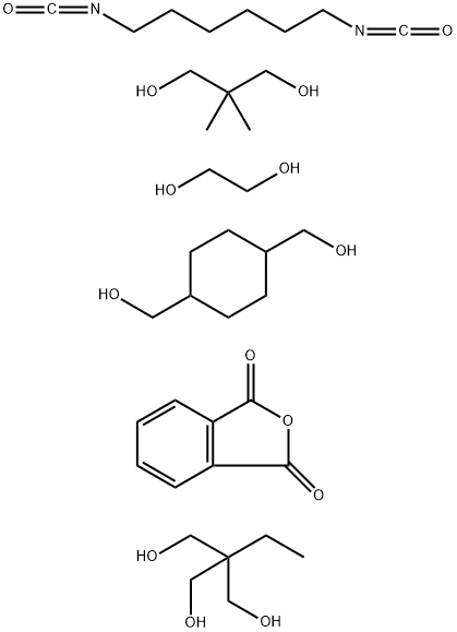 1,3-Isobenzofurandione, polymer with 1,4-cyclohexanedimethanol, 1,6-diisocyanatohexane, 2,2-dimethyl-1,3-propanediol, 1,2-ethanediol and 2-ethyl-2-(hydroxymethyl)-1,3-propanediol|