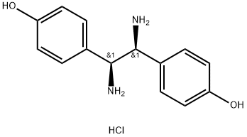Phenol, 4,4'-[(1S,2S)-1,2-diamino-1,2-ethanediyl]bis- (9CI) hydrochloride Structure