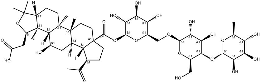 化合物ISOCHIISANOSIDE, 105591-35-3, 结构式