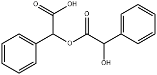 Benzeneacetic acid, α-hydroxy-, carboxyphenylmethyl ester Struktur