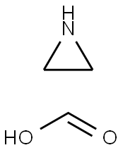 Formic acid, compd. with aziridine homopolymer 化学構造式