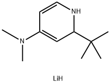 4-Pyridinamine, 2-(1,1-dimethylethyl)-1,2-dihydro-N,N-dimethyl-, lithium salt (1:1) Structure