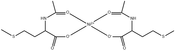 Nickel, bisN-(acetyl-.kappa.O)-L-methioninato-.kappa.O- 结构式