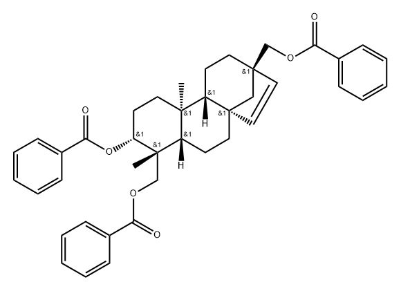 Beyerol, tribenzoate (7CI) Structure