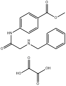 4-(2-(苄基氨基)乙酰氨基)苯甲酸甲酯草酸,1061622-71-6,结构式