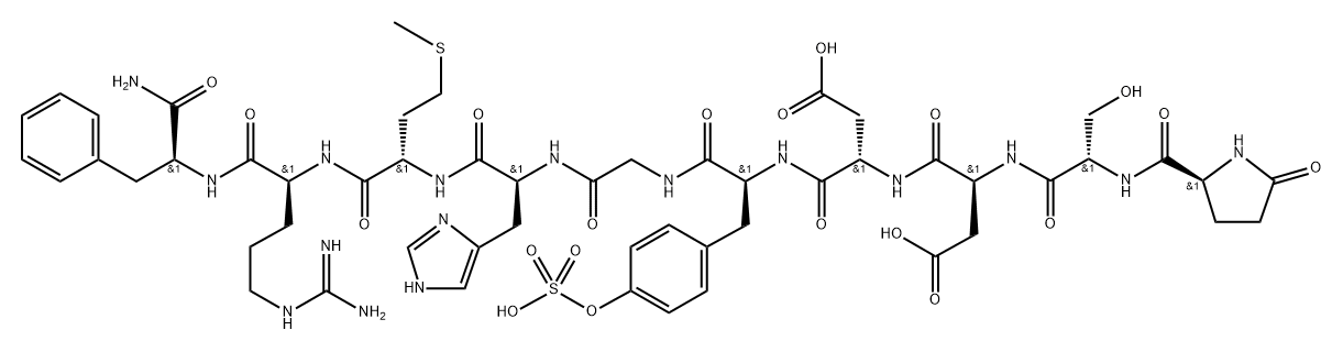 leucosulfakinin II,106206-79-5,结构式