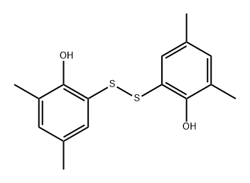 6,6'-disulfanediylbis(2,4-dimethylphenol) Structure