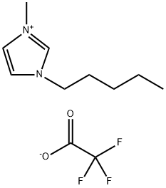 1-戊基-3-甲基咪唑三氟乙酸盐 结构式